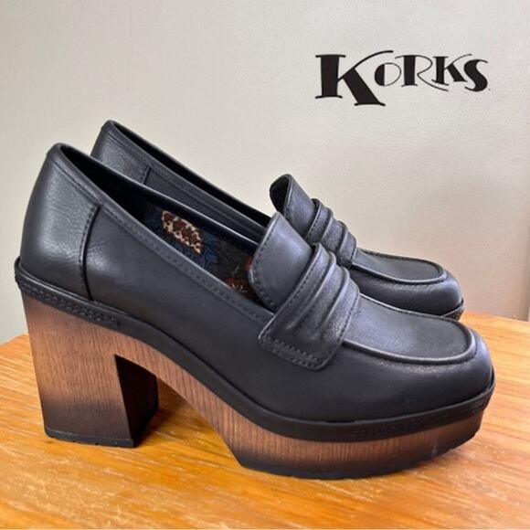 Corks Regina Hill platform loafers women’s size 10 - Picture 1 of 8